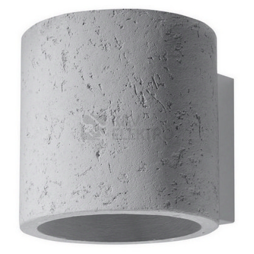 Nástěnné svítidlo SOLLUX Orbis G9 1x40W bez zdroje SL.0486 beton