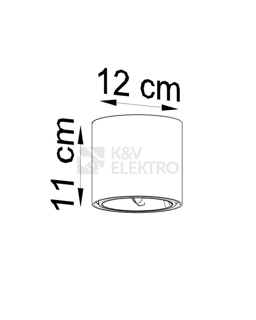 Obrázek produktu Stropní svítidlo SOLLUX Tiube GU10 1x40W bez zdroje SL.0695 bílá 3