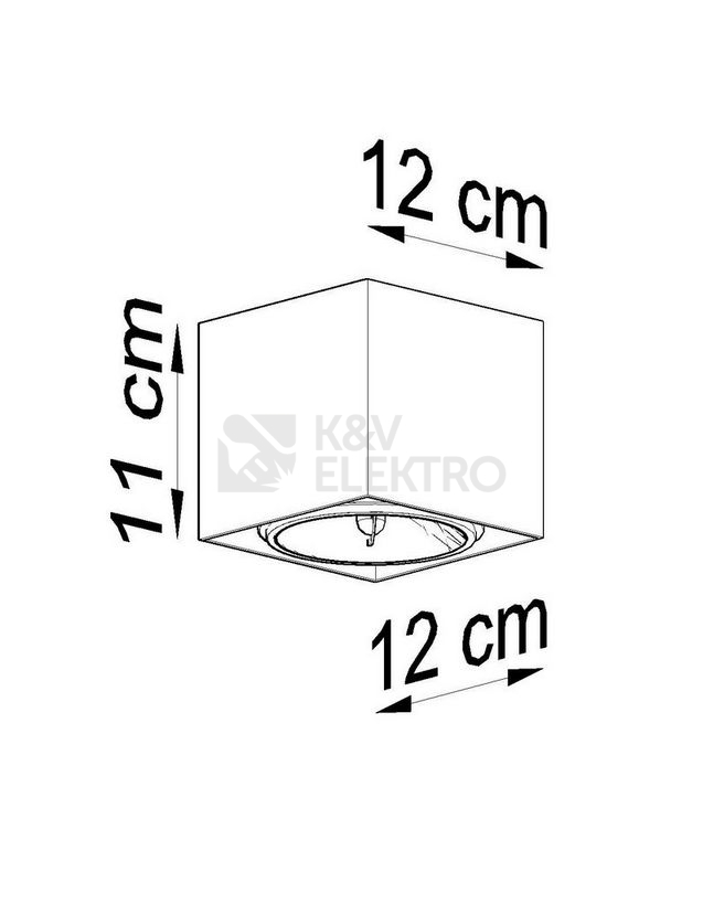 Obrázek produktu Stropní svítidlo SOLLUX Blake GU10 1x40W bez zdroje SL.0698 bílá 3