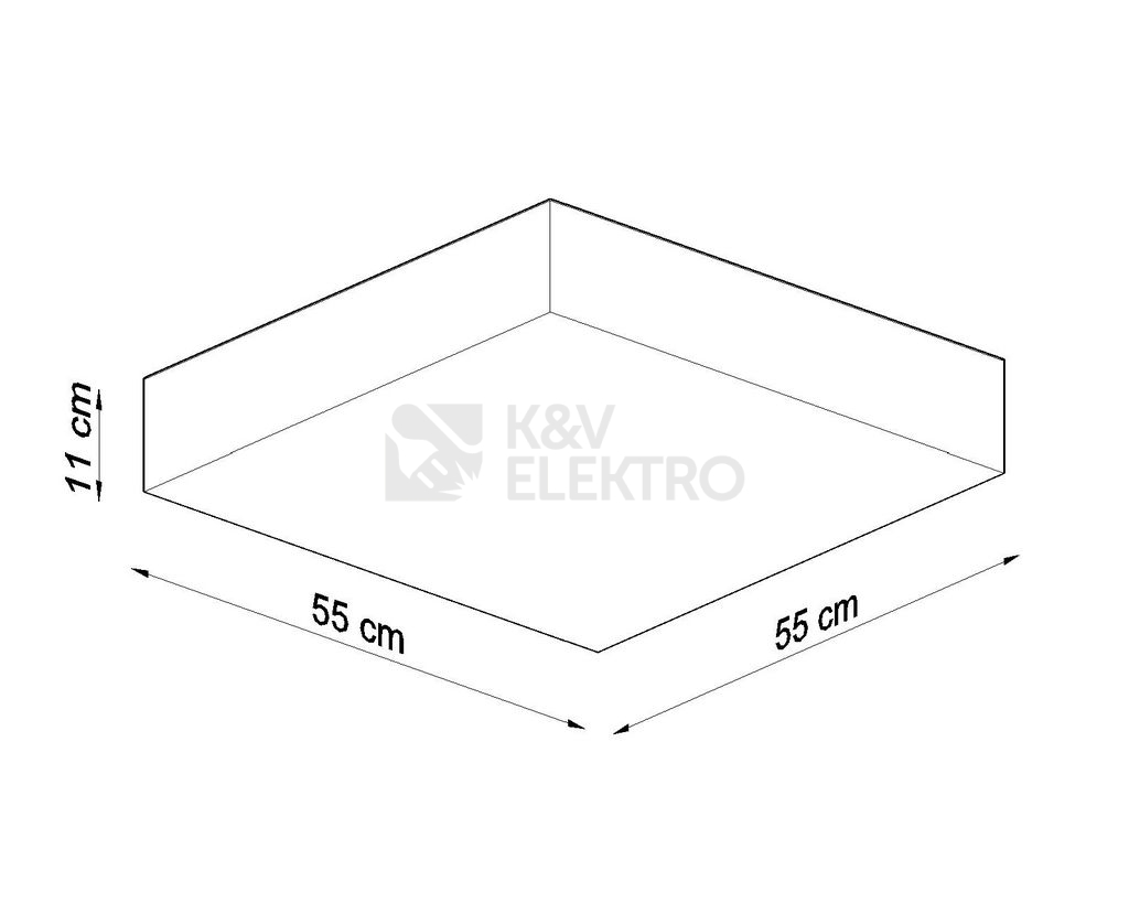 Obrázek produktu Stropní svítidlo SOLLUX Horus 55cm E27 4x60W bez zdroje SL.0920 černá 3