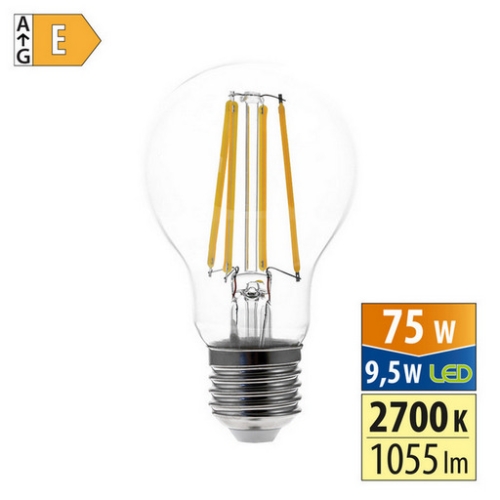 LED žárovka E27 McLED 9,5W (75W) teplá bílá (2700K) ML-321.077.87.0