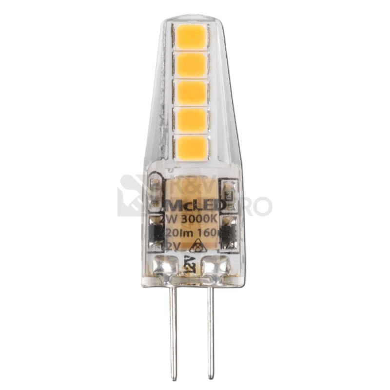 Obrázek produktu LED žárovka G4 McLED 2W (20W) teplá bílá (3000K) 12V ML-325.004.92.0 9