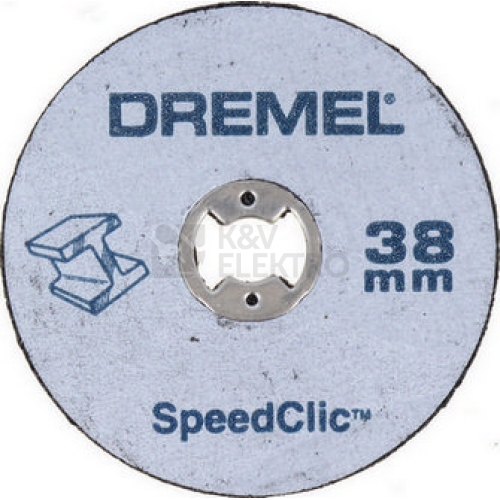 SpeedClic sada upínací trn + řezný kotouček na kov DREMEL 2.615.S40.6JC