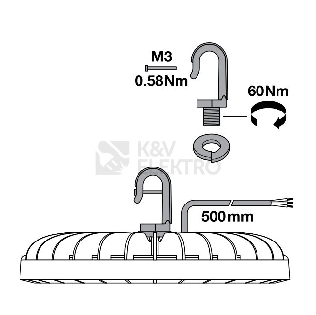 Obrázek produktu LED svítidlo LEDVANCE High Bay Value 133W 16000lm 4000K IP65 9