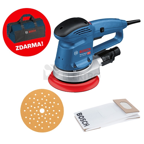 Obrázek produktu Excentrická bruska 150mm 340W Bosch GEX 34-150 0.601.372.800 0