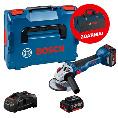 Aku úhlová bruska 125mm Bosch GWS 18V-10 0.601.9J4.004 2x aku 5Ah