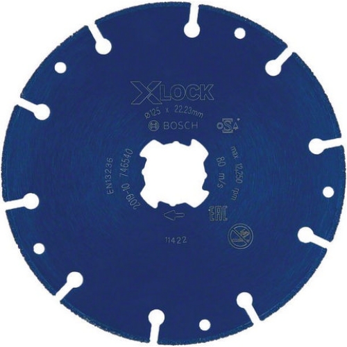 Diamantový řezný kotouč 125mm Bosch EXPERT Diamond Metal Wheel X-LOCK 2.608.900.533