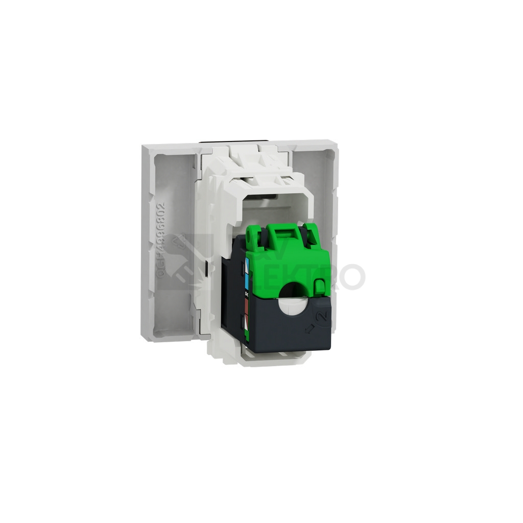 Obrázek produktu Schneider Electric Nová Unica datová zásuvka RJ45 kat.5e UTP aluminium NU341130 3