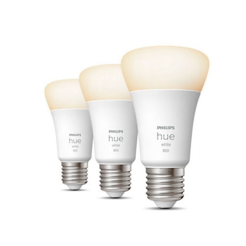 LED žárovka E27 Philips Hue 3ks 9W (60W) teplá bílá (2700K) stmívatelná