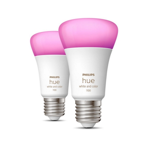 LED žárovka E27 Philips Hue 2ks 9W (75W) White and Color Ambiance (2000-6500K/RGB) stmívatelná