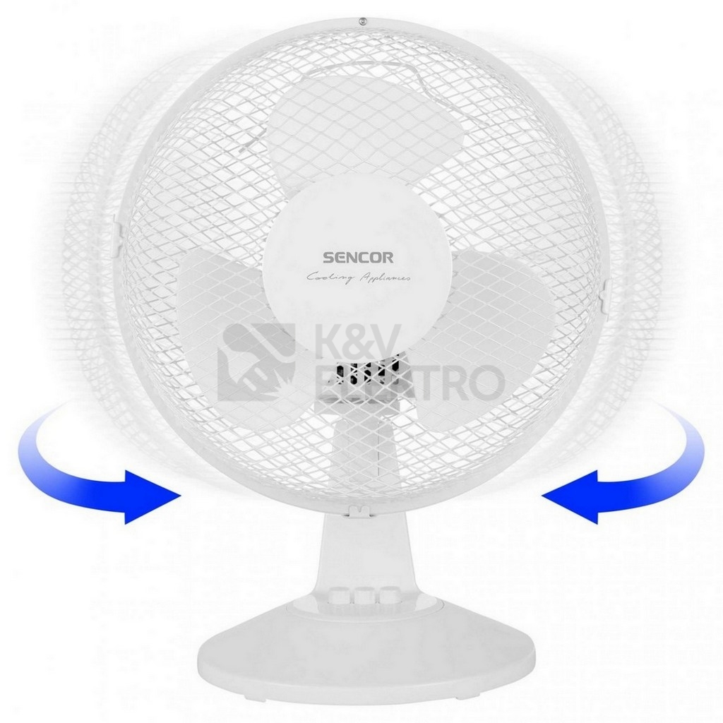 Obrázek produktu Stolní ventilátor SENCOR SFE 2310WH bílá 1