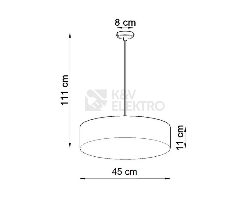 Obrázek produktu Lustr SOLLUX Arena 45cm E27 3x60W bez zdroje SL.0118 černá 3