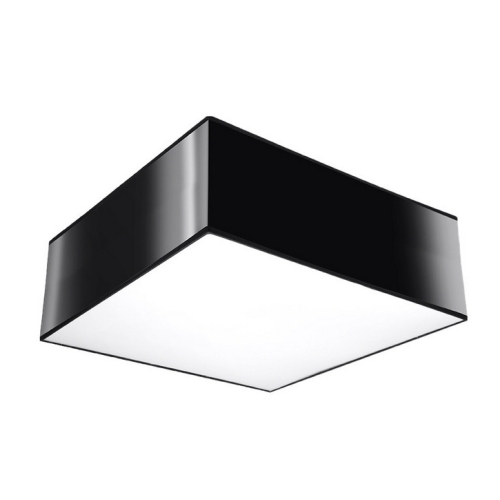 Přisazené svítidlo SOLLUX Horus 25cm E27 1x60W bez zdroje SL.0142 černá