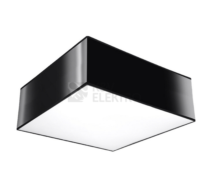 Obrázek produktu Přisazené svítidlo SOLLUX Horus 25cm E27 1x60W bez zdroje SL.0142 černá 0