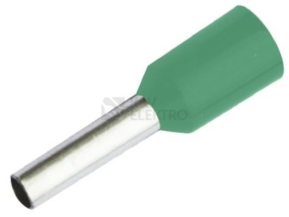 Obrázek produktu Lisovací dutinky zelené DI 0,34-8 průřez 0,34mm2 délka 8mm (500ks) 0