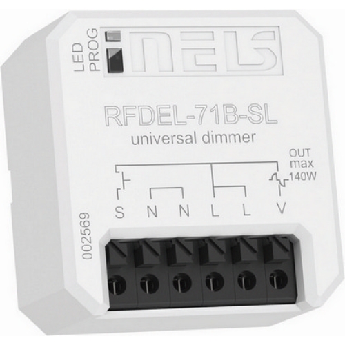 Bezdrátový stmívač INELS Elko EP RFDEL-71B-SL univerzal R,L,C,LED,ESL