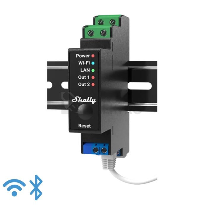 Obrázek produktu Shelly spínací modul Pro 2PM 2x 16A měření spotřeby WiFi LAN 0