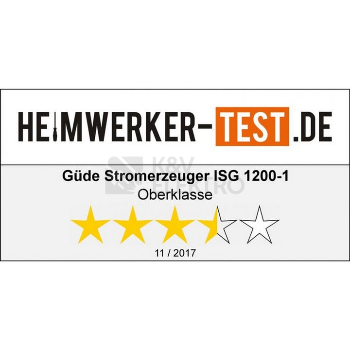 Obrázek produktu Elektrocentrála invertorový generátor Güde ISG 1200-1 40719 1kW 1x230V + 1x12V 5