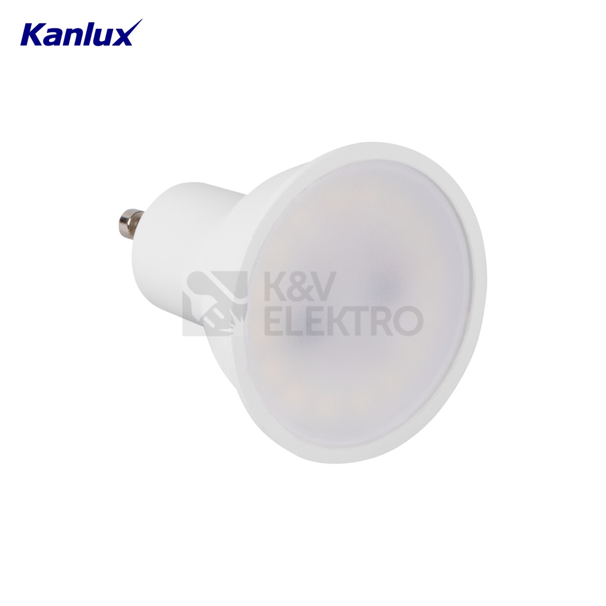 Obrázek produktu LED žárovka GU10 Kanlux 4,9W (40W) studená bílá (6500K), reflektor 100° 34966 2