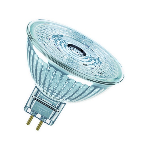 LED žárovka GU5,3 MR16 OSRAM 2,6W (20W) teplá bílá (2700K), reflektor 12V 36°