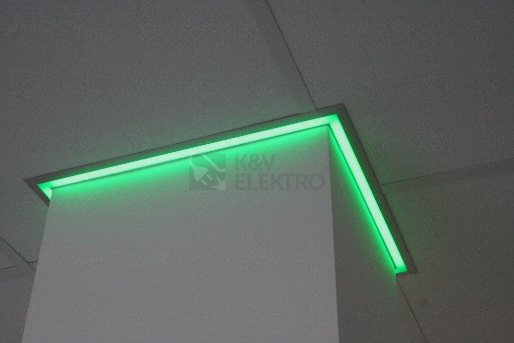 Obrázek produktu Hliníkový profil S pro LED pásek  - barva stříbrná 094062 1