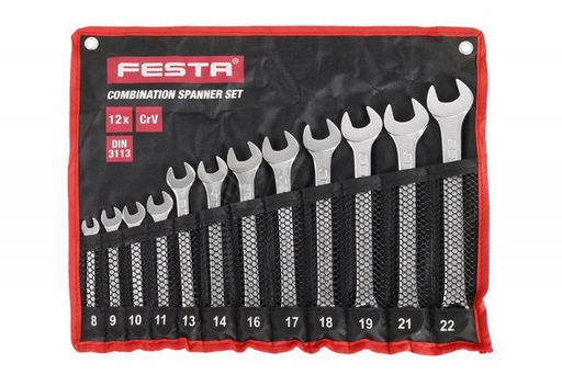 Obrázek produktu Sada očkoplochých klíčů FESTA 12ks 8-22mm 17532 0