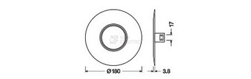 Obrázek produktu Ozdobný prstenec 180mm bílý pro svítidla LEDVANCE SPOT 1