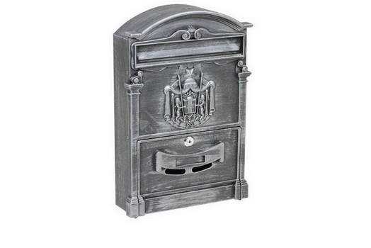 Obrázek produktu Ocelová rustikální poštovní schránka s hliníkovým čelem Richter BK.301.SP stříbrná prášková 0