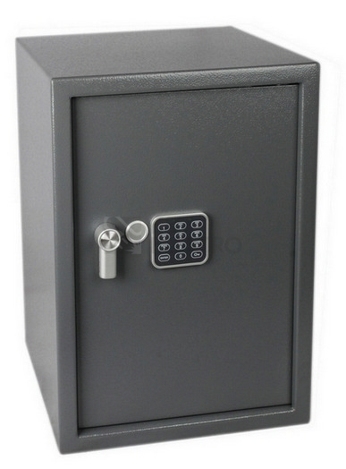 Obrázek produktu Ocelový sejf s elektronickým zámkem, číselnou klávesnicí a páčkou k otevření Richter RS.50.EDK 1