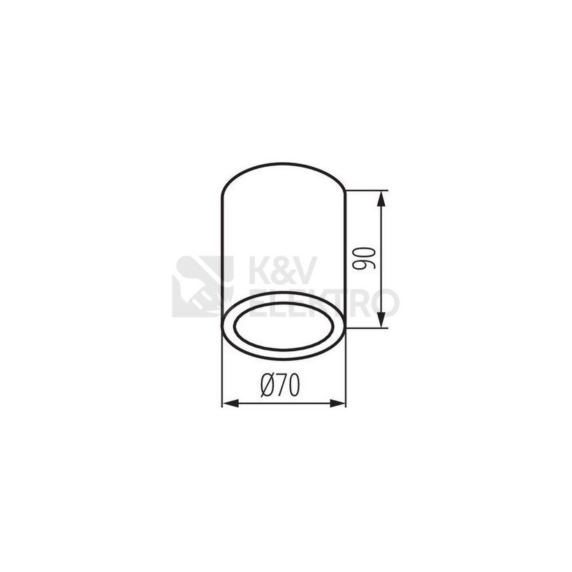 Obrázek produktu Stropní bodové svítidlo Kanlux AQILO IP65 DSO-GR GU10 33362 šedá 4