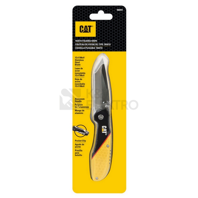 Obrázek produktu Zavírací nůž s nerezovou Tanto čepelí CATERPILLAR 980047 6