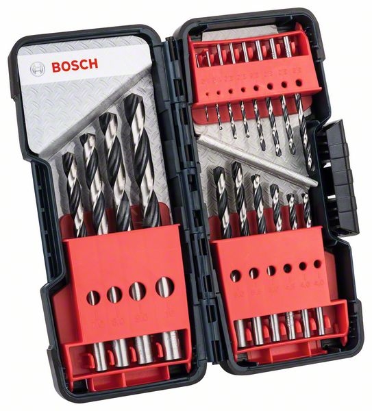 Obrázek produktu Sada vrtáků do kovu 18dílná Bosch Twist Speed ToughBox HSS PointTeQ 2.608.577.350 11