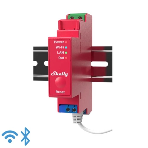 Shelly spínací modul Pro 1PM 1x 16A měření spotřeby WiFi LAN