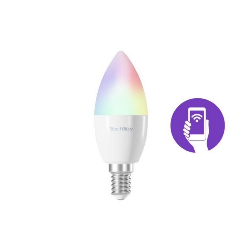 Sada 3ks chytrých LED žárovek TechToy Smart TSL-LIG-E14ZB-3PC E14 6W RGB+2700-6500K