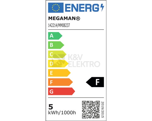 Obrázek produktu LED žárovka GU10 Megaman MGLR6304.7LN-WFL/WW PAR16 4,7W (50W) teplá bílá (2700K), reflektor 35° 1