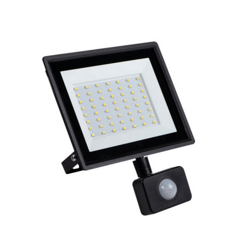 LED reflektor s čidlem Kanlux Miledo GRUN NV LED-50-B-SE 50W neutrální bílá 31400