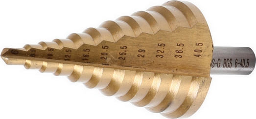Obrázek produktu Vrták kónický HSS průměr 6,0-45,0mm BGS BS1615 0