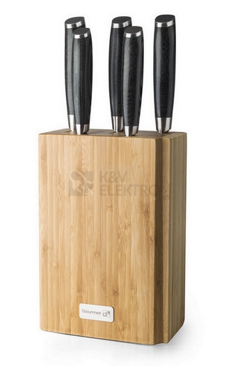 Obrázek produktu Blok na nože G21 Gourmet Damascus bambusový pro 5 nožů 60022250 1