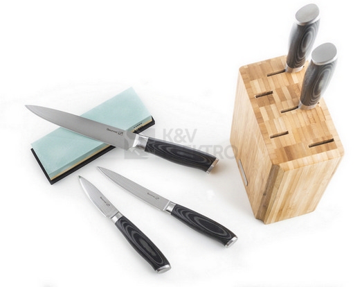 Obrázek produktu Blok na nože G21 Gourmet Damascus bambusový pro 5 nožů 60022250 2