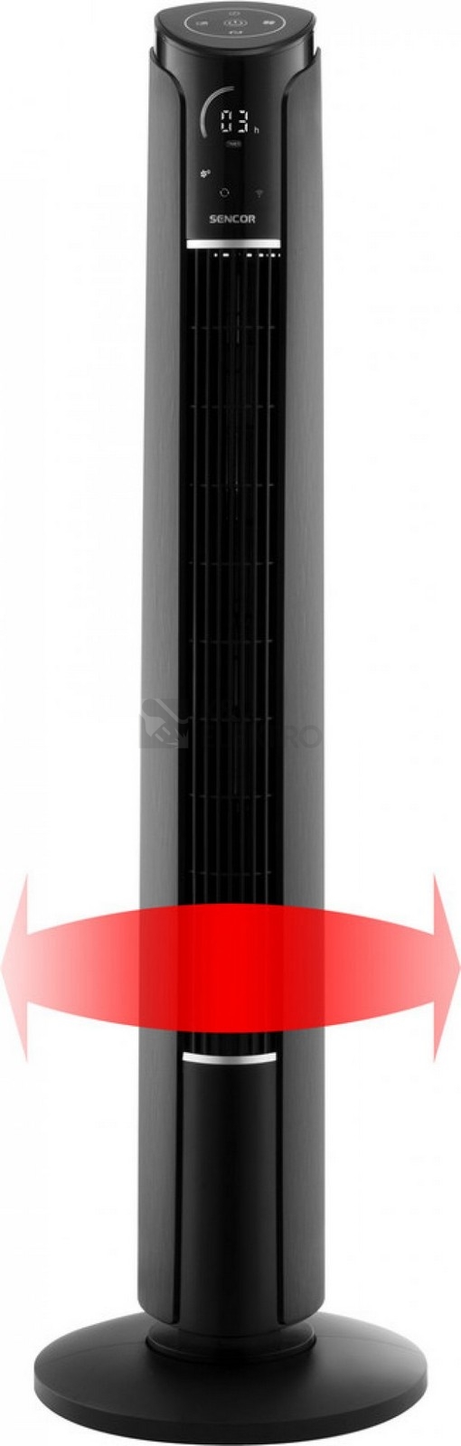 Obrázek produktu Stojací sloupový ventilátor SENCOR SFT 4207BK WiFi černá 3