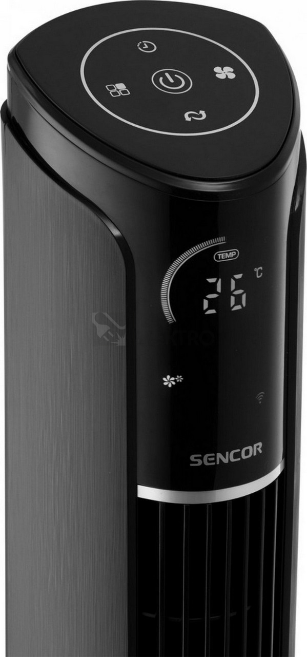 Obrázek produktu Stojací sloupový ventilátor SENCOR SFT 4207BK WiFi černá 4