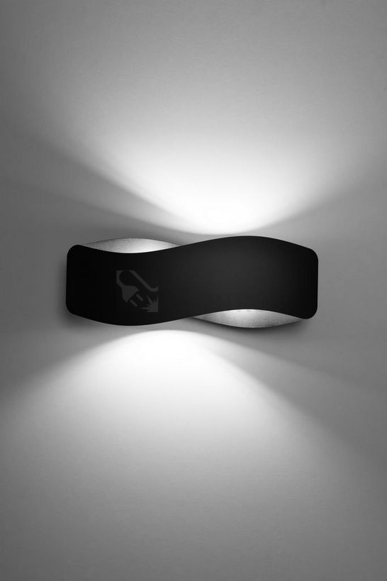 Obrázek produktu Nástěnné svítidlo SOLLUX Tila 40 G9 2x40W bez zdroje ocel černá SL.1020 2