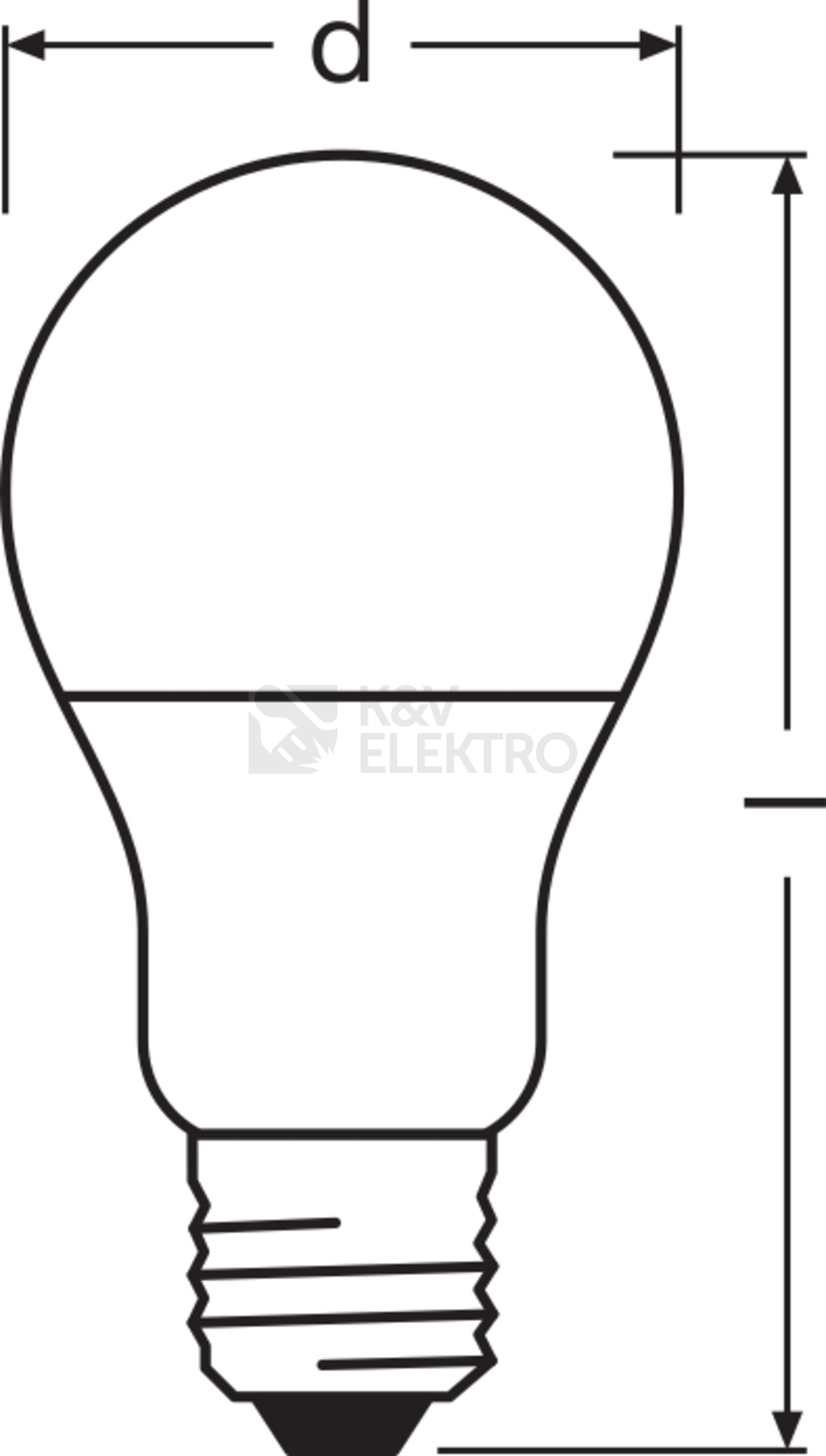 Obrázek produktu LED žárovka E27 LEDVANCE CL A FR 8,5W (60W) neutrální bílá (4000K) 2