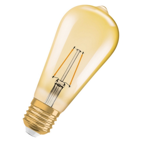 LED žárovka Vintage 1906 E27 OSRAM 2,5W (22W) teplá bílá (2400K) Retro Filament Gold Edison