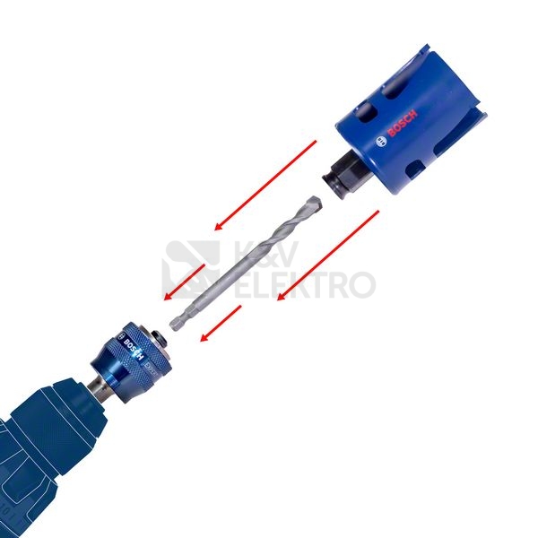 Obrázek produktu Středicí vrták Bosch EXPERT Power Change Plus TCT 8,5x105mm 2.608.900.529 2