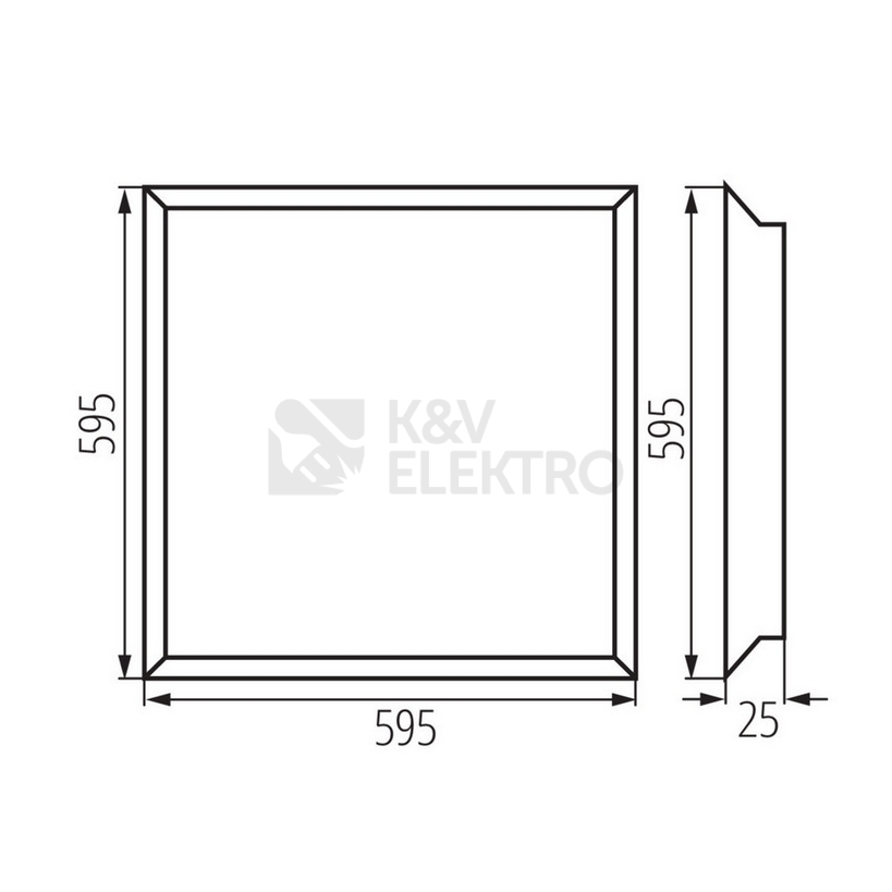 Obrázek produktu LED panel Kanlux BLINGO TN38W 6060 NW 33177 4