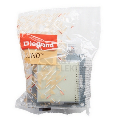 Obrázek produktu Legrand SUNO zvonkové tlačítko s držákem štítku bílé 721110 3