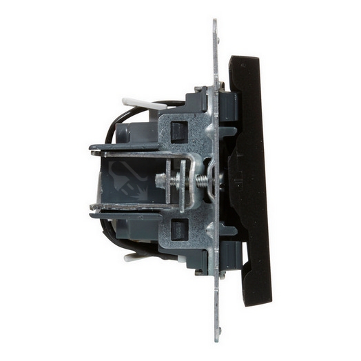 Obrázek produktu Legrand SUNO vypínač č.6 schodišťový s podsvětlením černý 721416 4