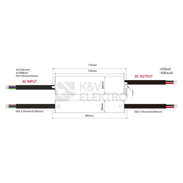 Obrázek produktu LED napájecí zdroj McLED 24VDC 0,83A 20W ML-732.103.39.1 4