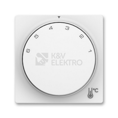 Obrázek produktu ABB Zoni kryt termostatu matná bílá 3292T-A00300 240 0